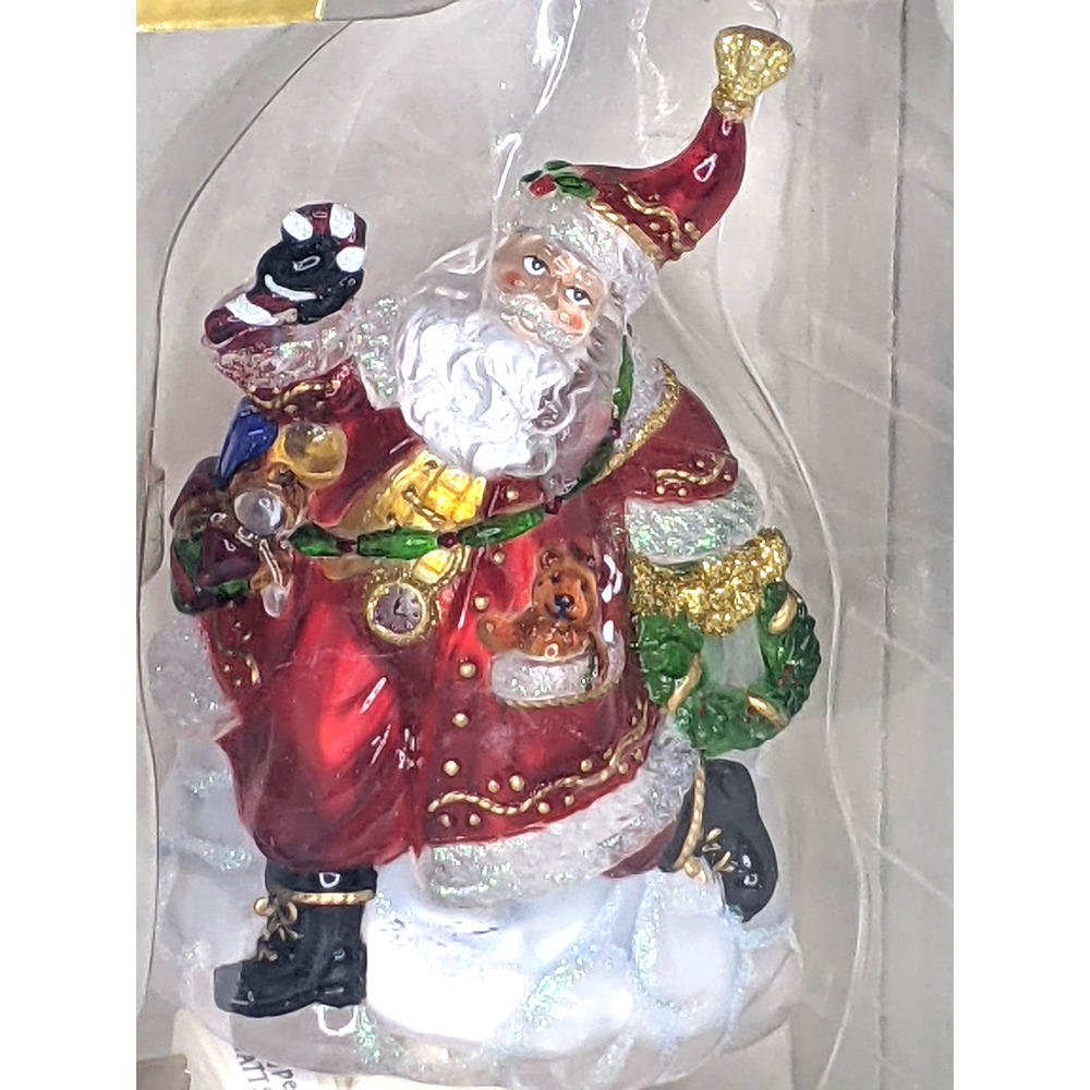 Night Light DILLARD'S TRIMMINGS HOLIDAY CHRISTMAS PLUG IN SANTA CLAUS 5x3"